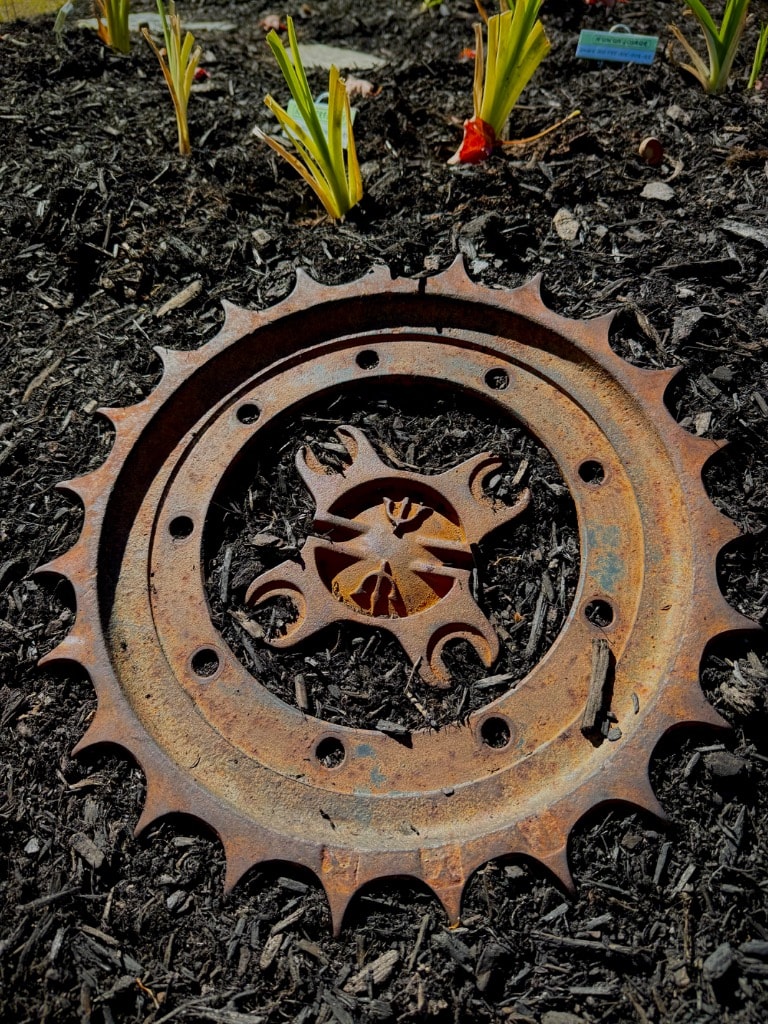 Yard art in the Big Garden